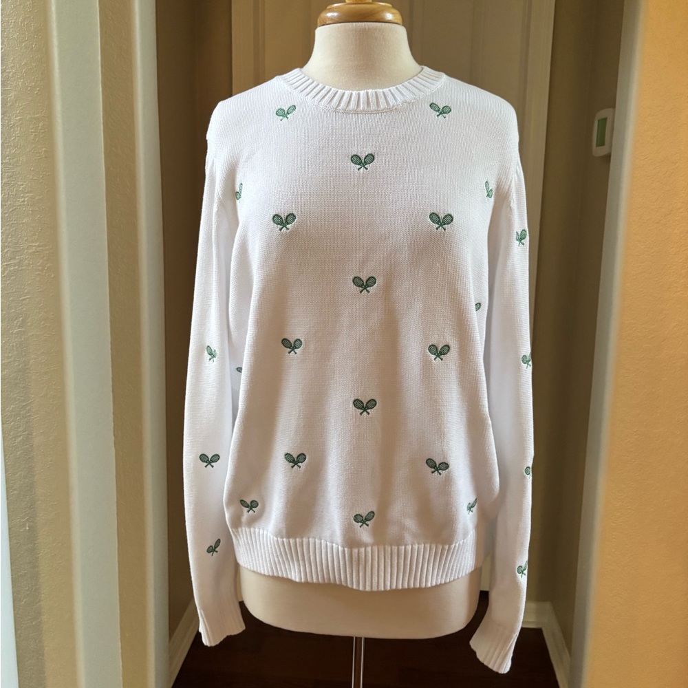 Renwick Allover Racquets Club Sweater